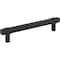 Jeffrey Alexander 128 mm Center-to-Center Matte Black Square Zane Cabinet Pull 293-128MB - alternate 1